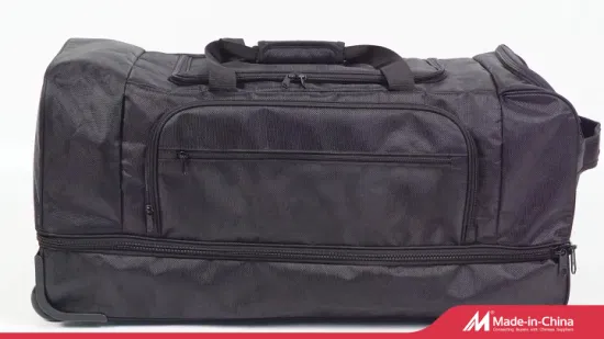 Sac à bagages à roulettes personnalisé en gros, sac de voyage à roulettes avec roulettes