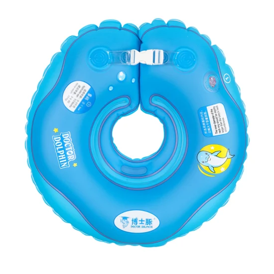 Sécurité nouveau cercle gonflable nouveau-né cou flotteur infantile bébé natation anneau de bain