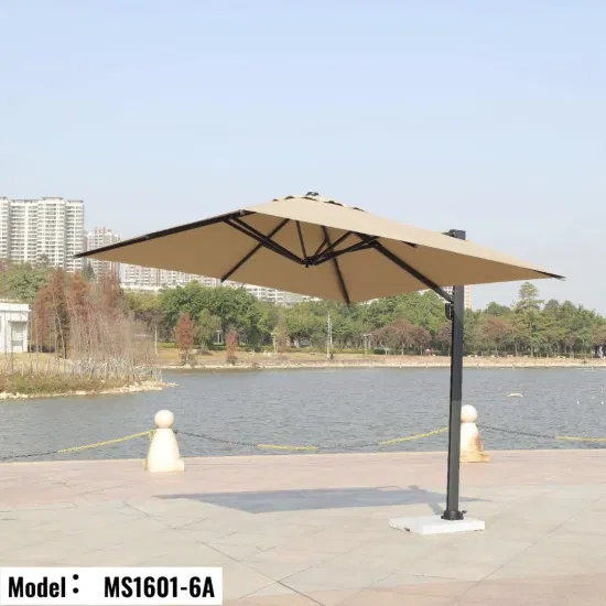 Parasol de jardin extérieur de plage de haute qualité, vente en gros 2023, Parasol en porte-à-faux