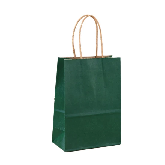 Emballage d'épicerie au détail biodégradable recyclé, emballage de restauration rapide sur mesure, vêtements à emporter, sac en papier Kraft